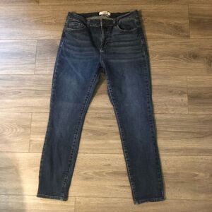 pistola size 30 medium wash ankle straight leg 5 pocket jeans stretch
